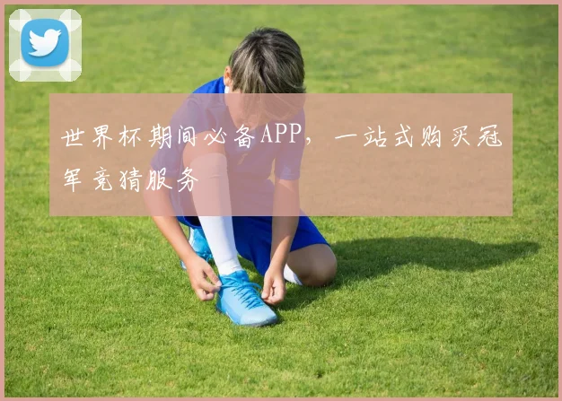 世界杯期间必备APP,一站式购买冠军竞猜服务